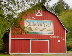 Bikabout-Portland-Historic-Columbia-River-Highway-Barn-sign-in-Troutdale